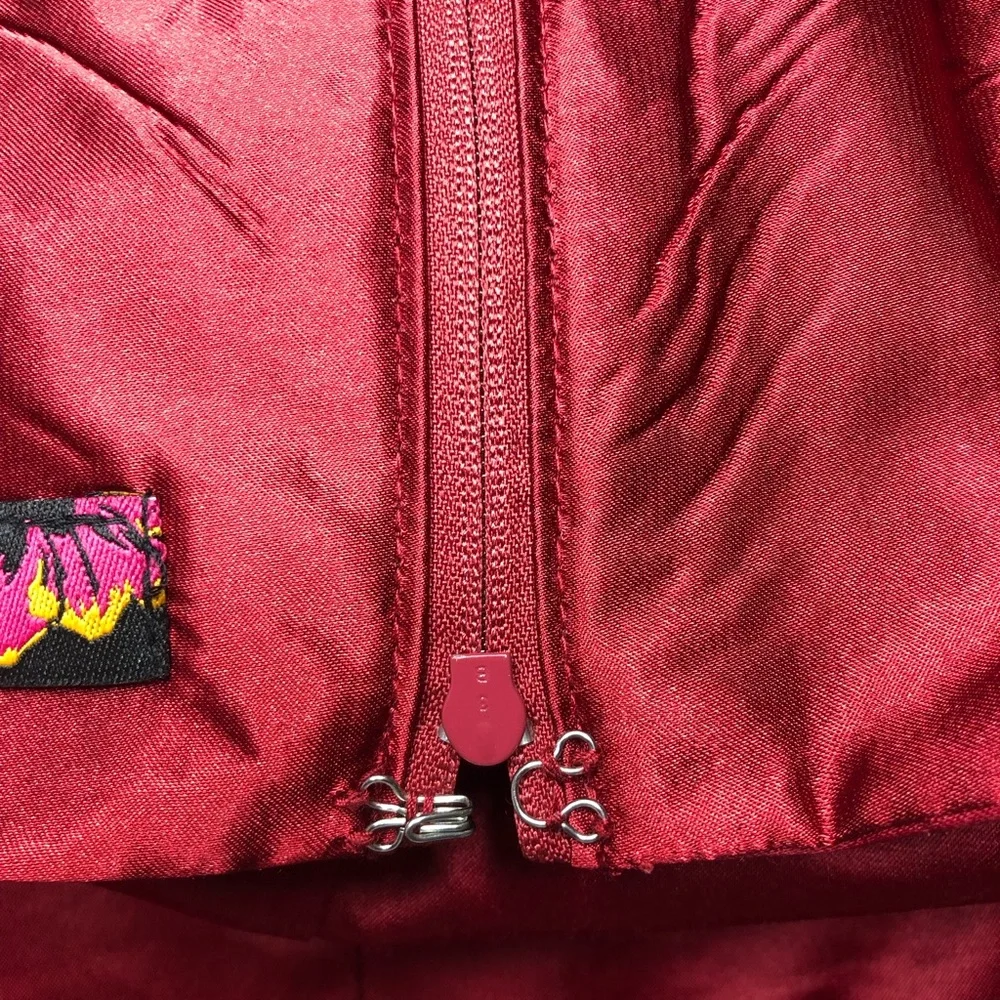 21 as Forever 21 Red Satin Mini Large Skirt